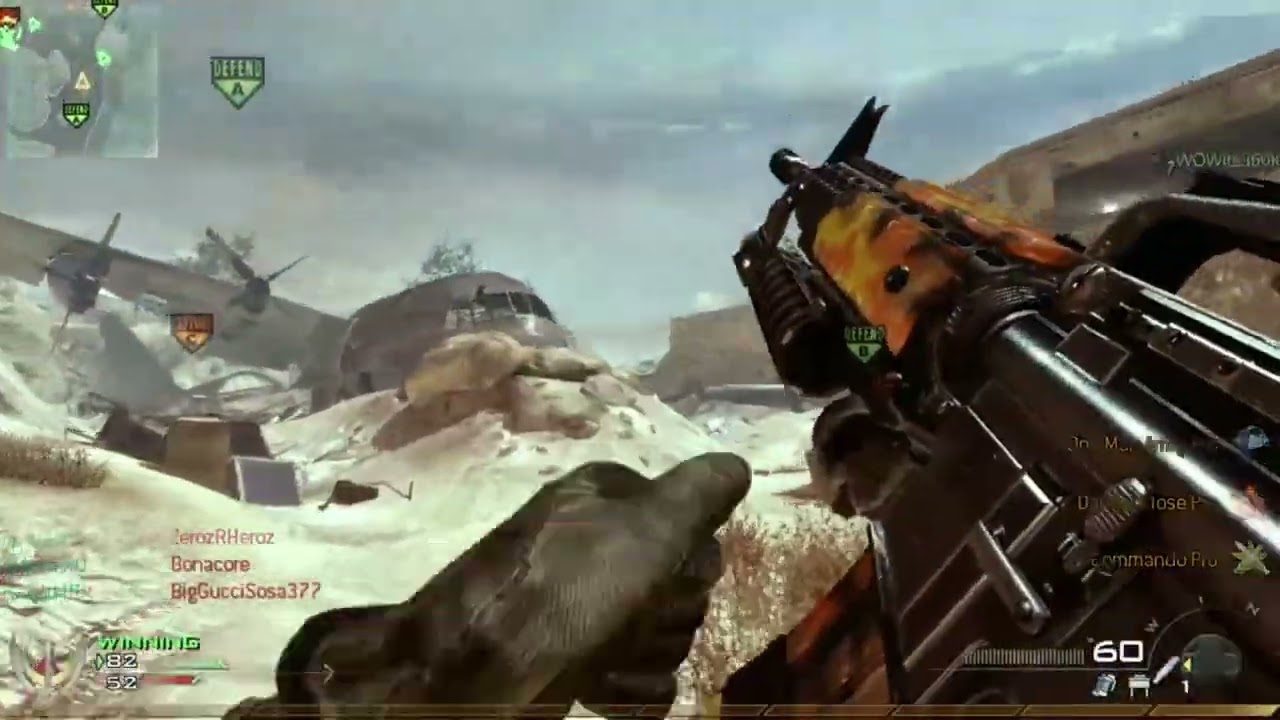WA2000 kicking butt on Afghan (MW2 2009)
