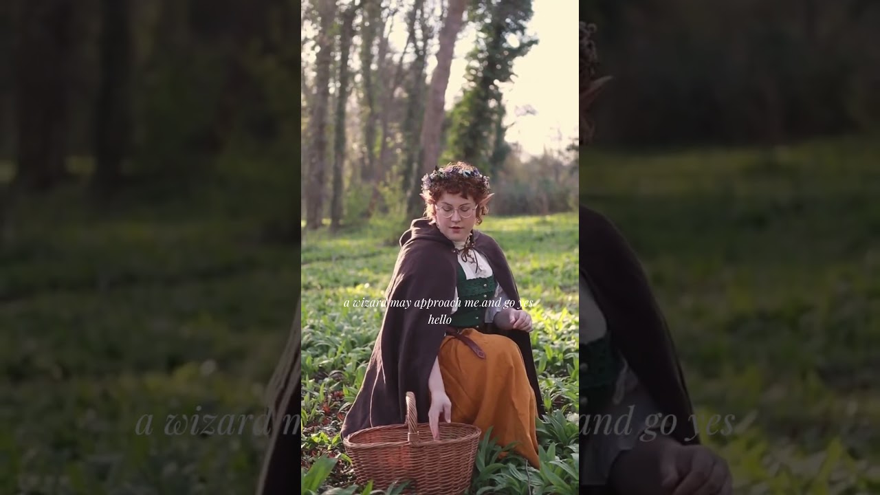 Would you dress this way? 🤔🌿 #hobbitcore #cottagecore #folkcoreaesthetic #selfexpression #fantasy
