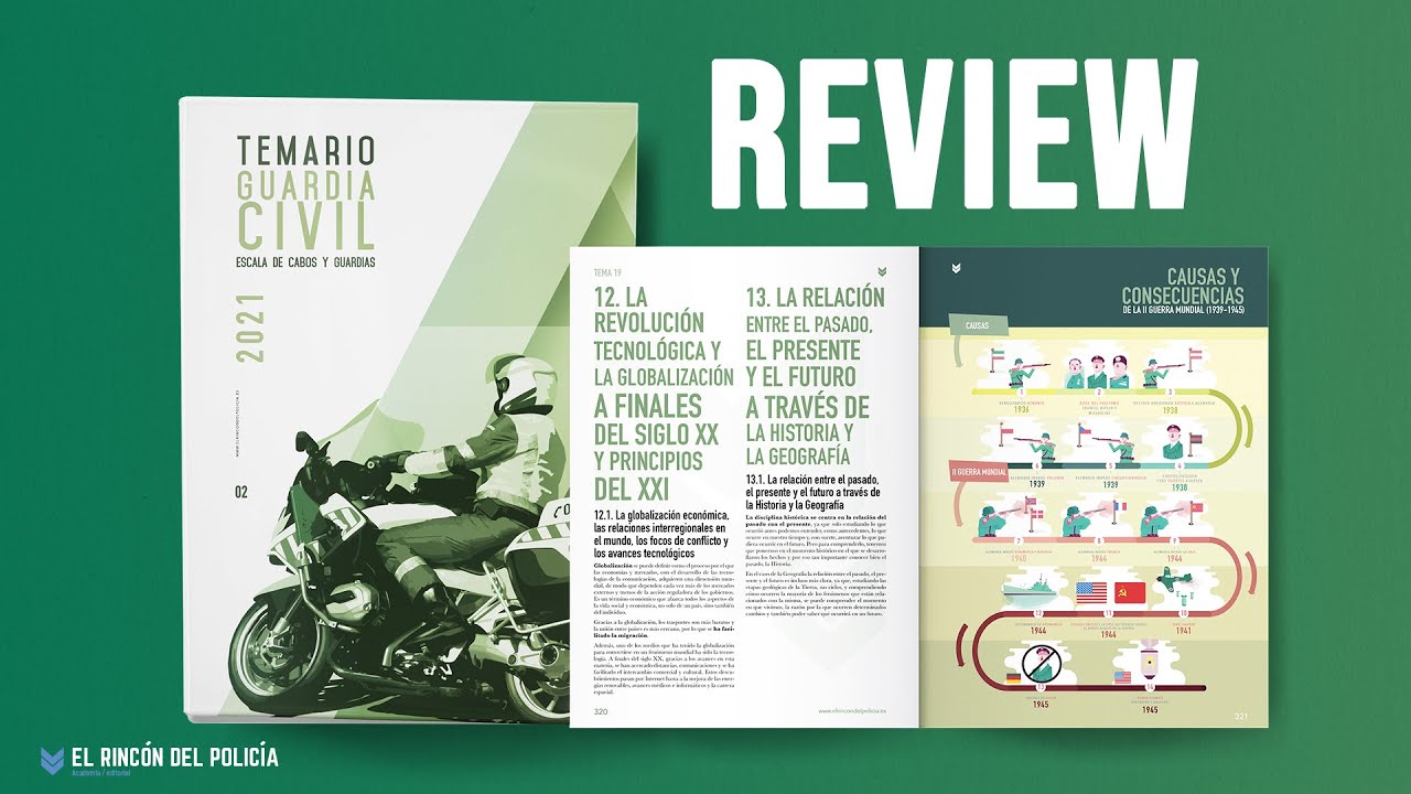 🟢👮&zwj;♂ TEMARIO 2021. Oposici&oacute;n Guardia Civil | El Rinc&oacute;n del Polic&iacute;a 📗