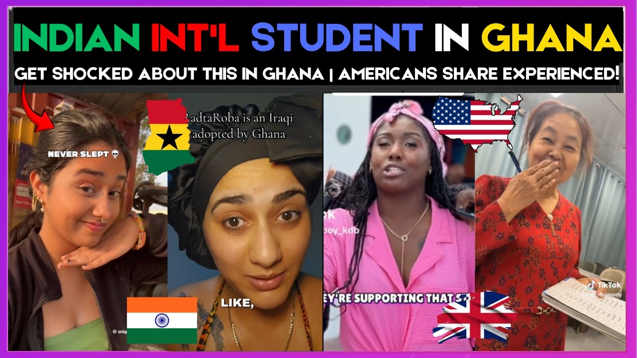 🇬🇭🇺🇸 INDIAN INT'L STUDENT IN GHANA GET SHOCKED ABOUT THIS IN GHANA | AMERICANS SHARE EXP | Kamma Dyn