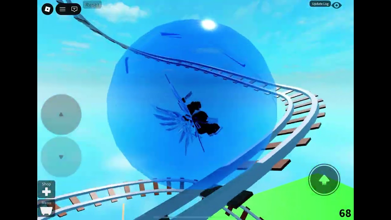 Create a cart ride | Vivaan drop the Hamster Ball Off A high place (Roblox) 