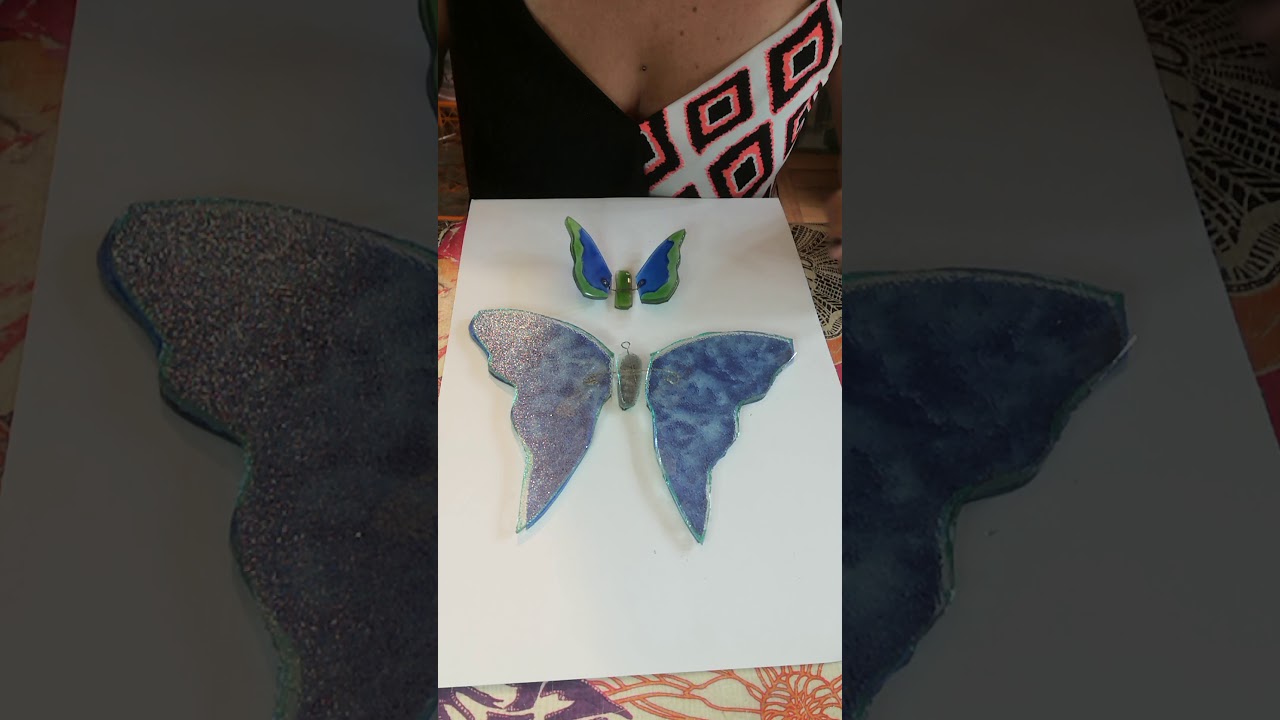Vitrofusion. Mariposa con nicrom