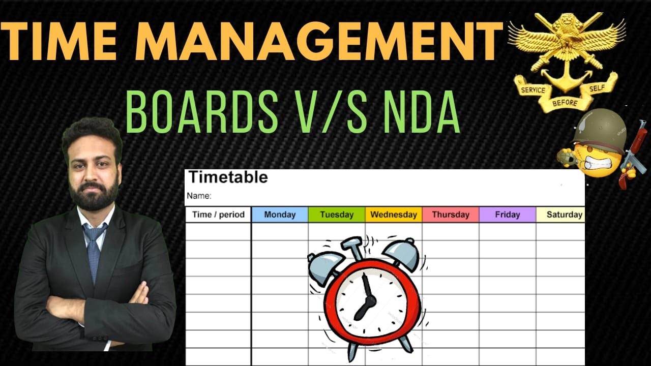 Boards V/S NDA || Time Management || Crack NDA2021|| Learn with Sumit