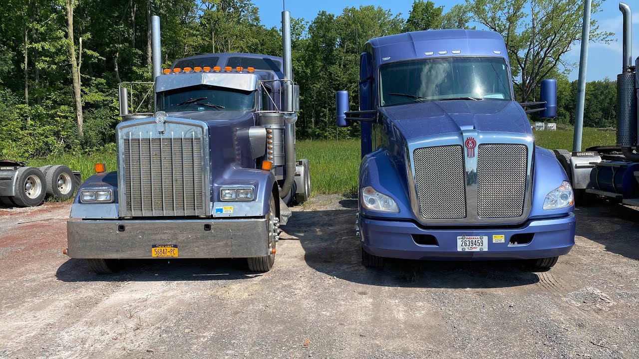 Kenworth W900L vs  Kenworth T680 vs fuel efficiency