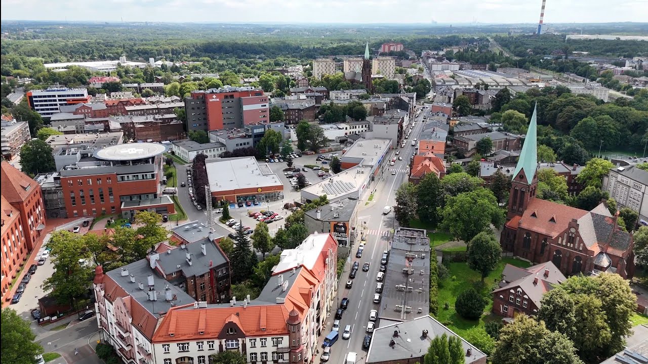 08.08.2025.🇵🇱POLAND - SIEMIANOWICE ŚLĄSKIE and surrounding area. DRONE FOOTAGE 4K 60FPS 