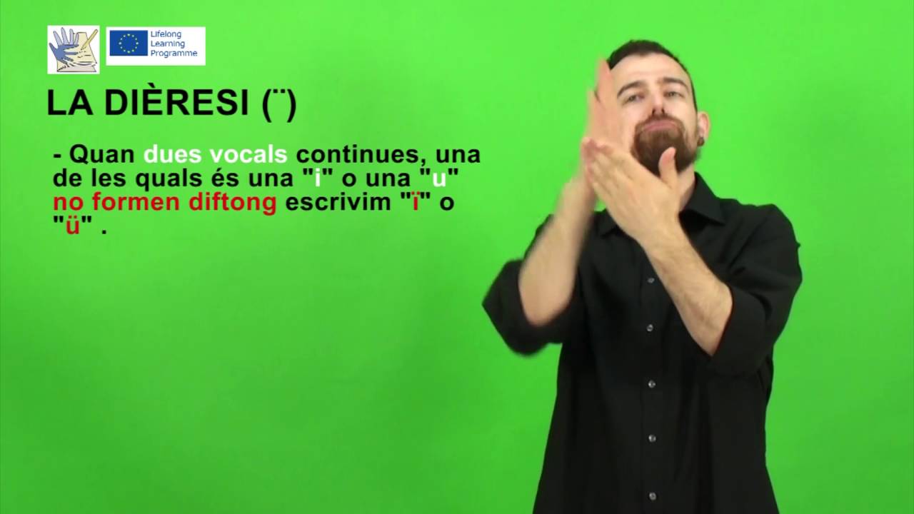 DEAFLI LSC-SÍL·LABES, DIFTONGS I ACCENTUACIÓ 5 LA DIÈRESI