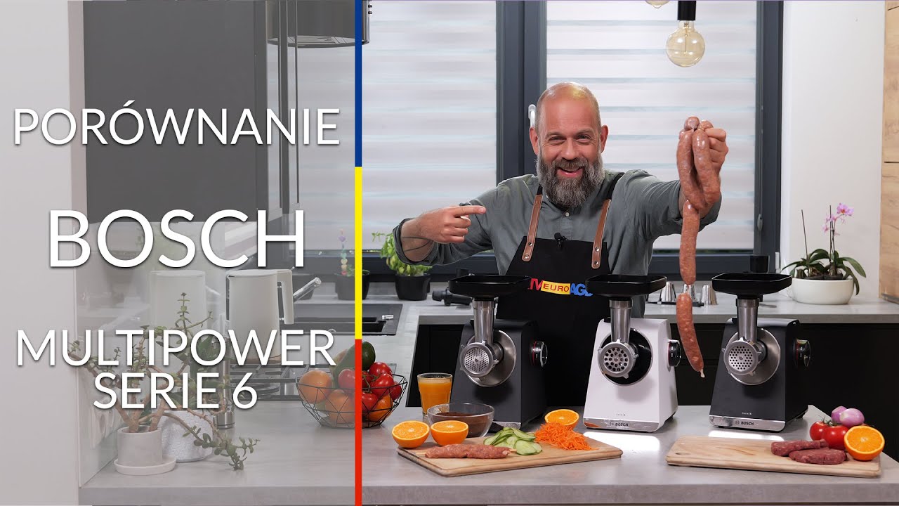 Bosch MultiPower Serie 6 – którą wybrać? Porównanie maszynek do mielenia mięsa, warzyw i nie tylko!