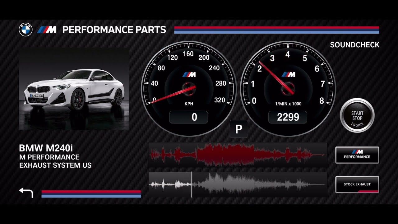 BMW M PERFORMANCE EXHAUST SYSTEM - G42 M240i