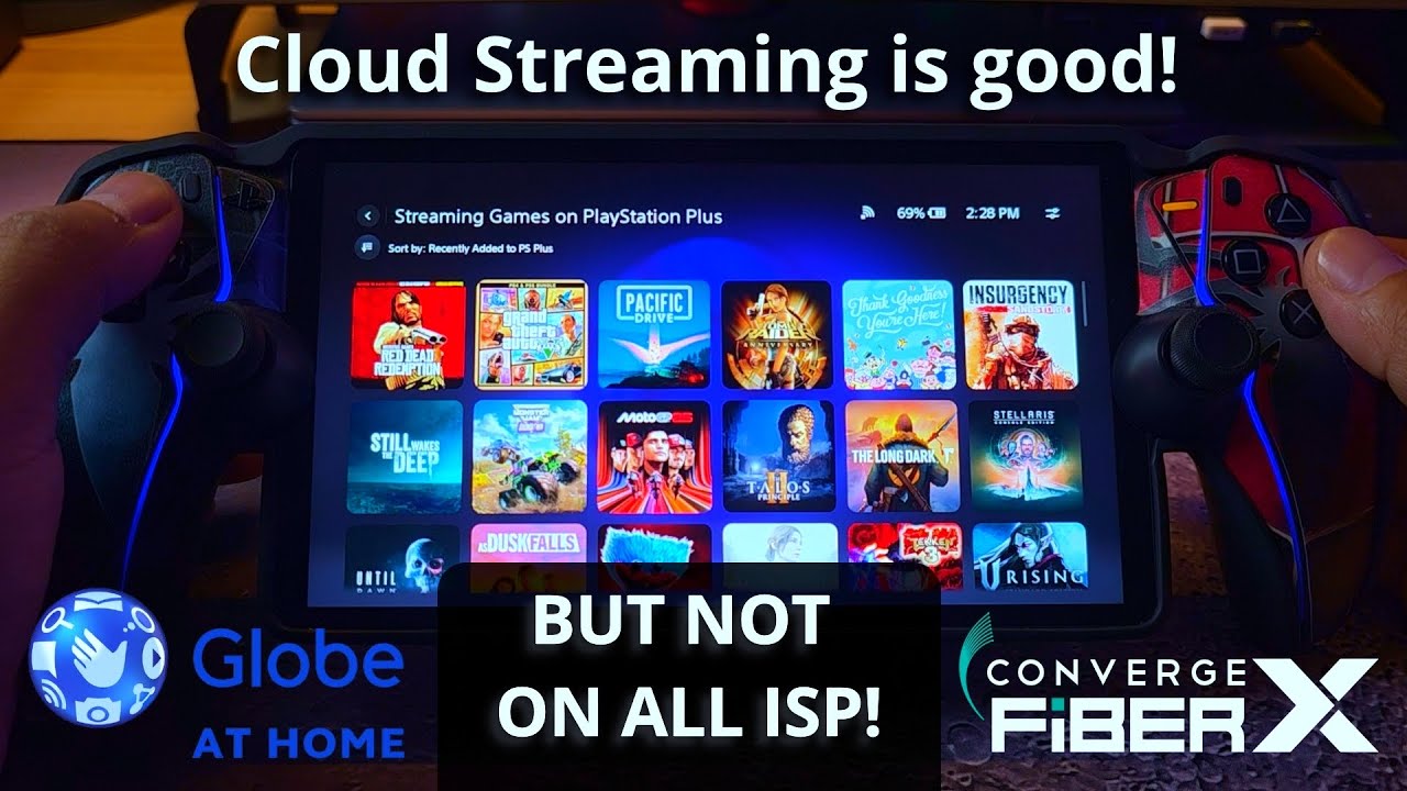 Облачная потоковая передача PlayStation Portal на Globe против Converge | Облачная потоковая пере...