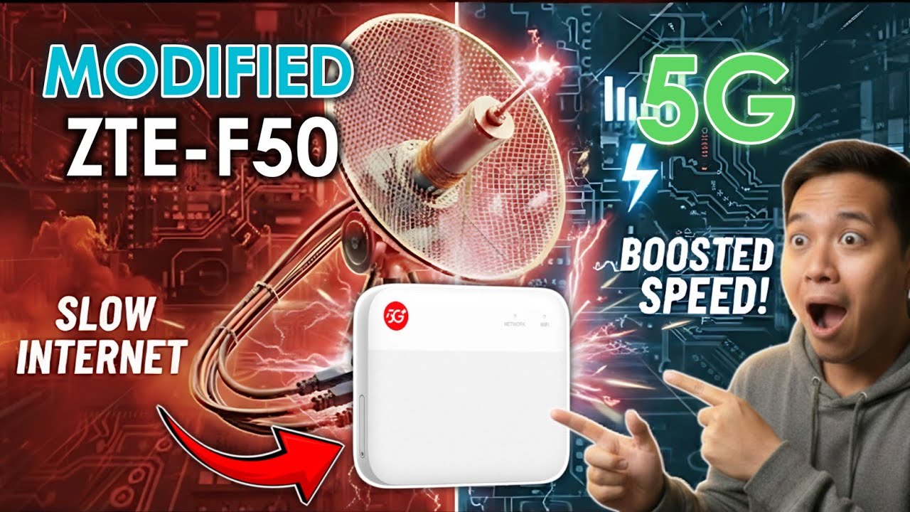 ZTE-F50 Antenna Mod Guide | Signal Boosted 100%