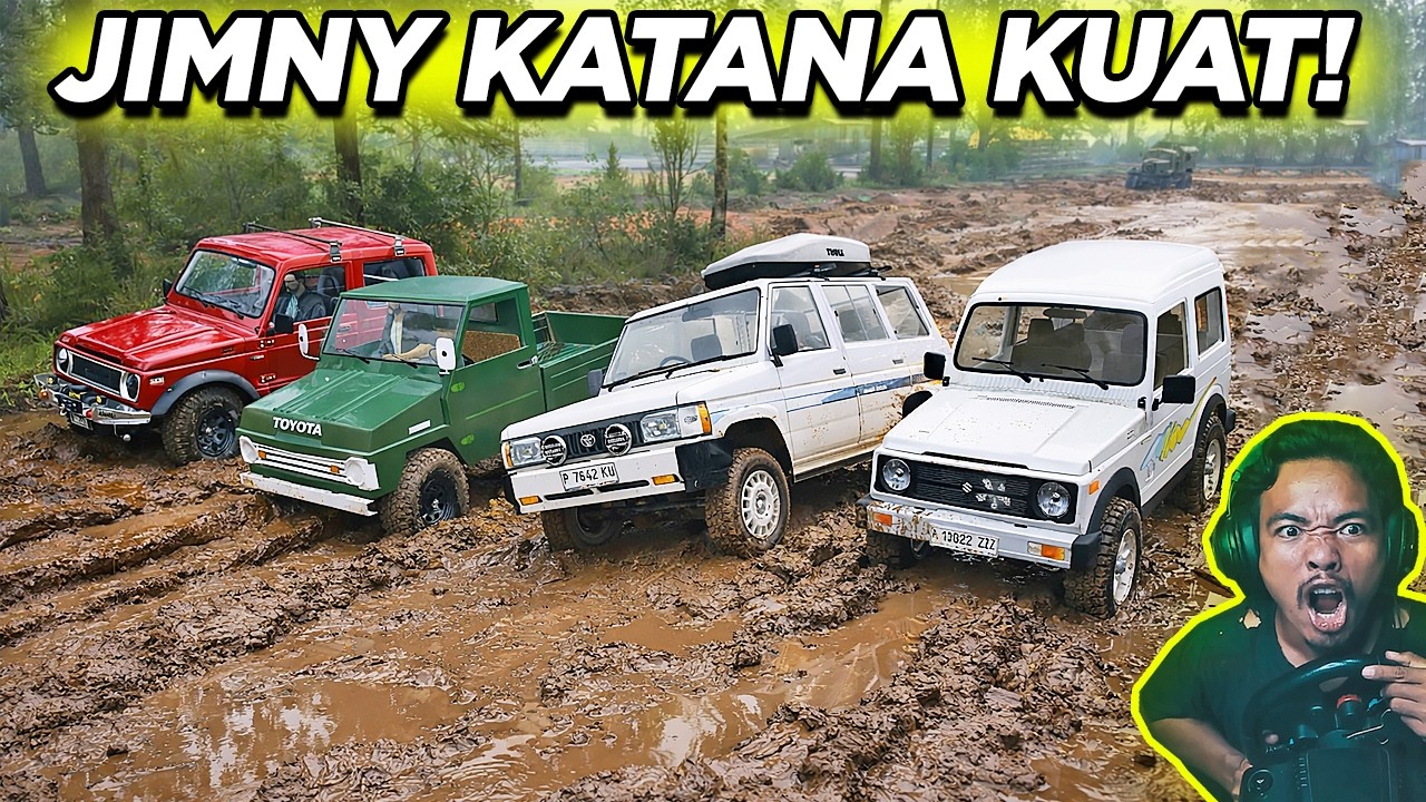 4 Mobil Legendaris di Lumpur Becek! Mana Jagoanmu? | Spintires MudRunner