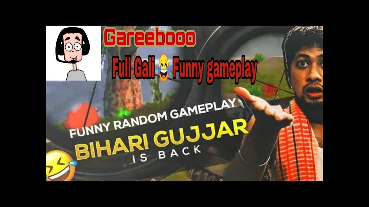 GAREEBOOO PLAY PUBG WITH BIHARI BHAIYA AGEN ! GAREEBOO FUNNY GAMEPLAY VIDEO NEW