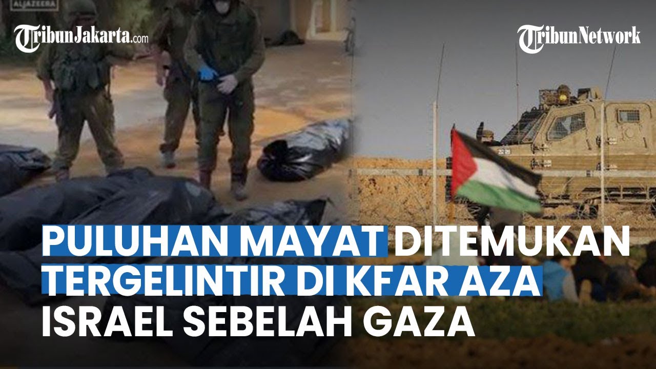 Puluhan Mayat Warga Sipil Israel dan Pejuang Hamas Ditemukan Tergelintir di Kfar Aza Israel Sebelah