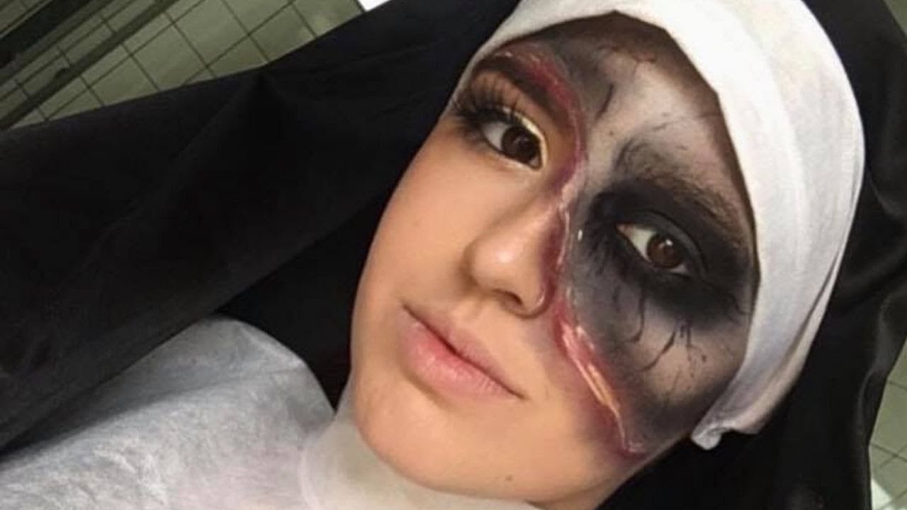 A FREIRA - MAQUIAGEM HALLOWEEN