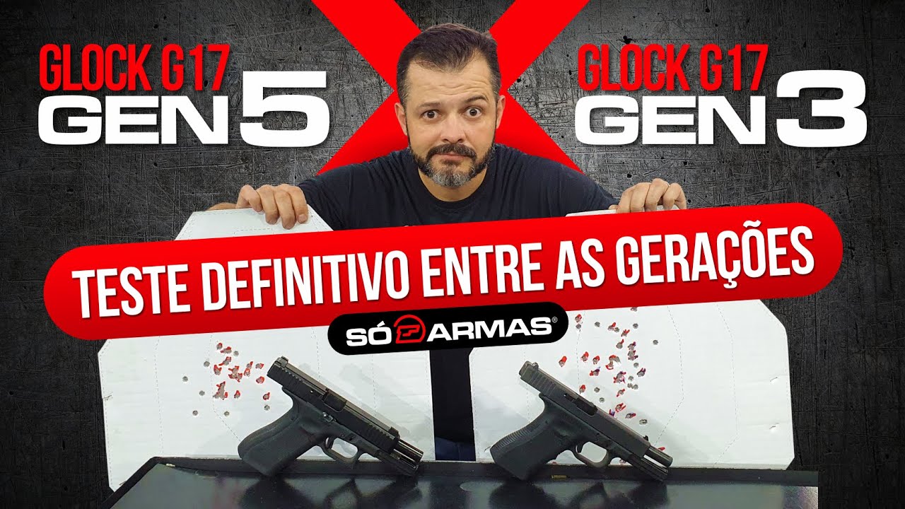 GLOCK G17 Gen5 x Gen3 | Qual geração é melhor?
