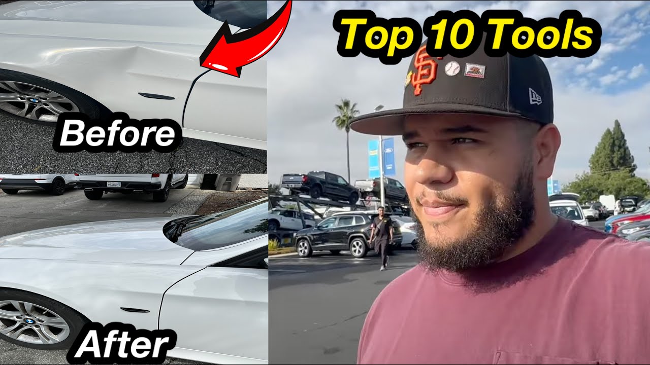 Day in the Life of a PDR Tech | Before & After Dents + My Top 10 Tools