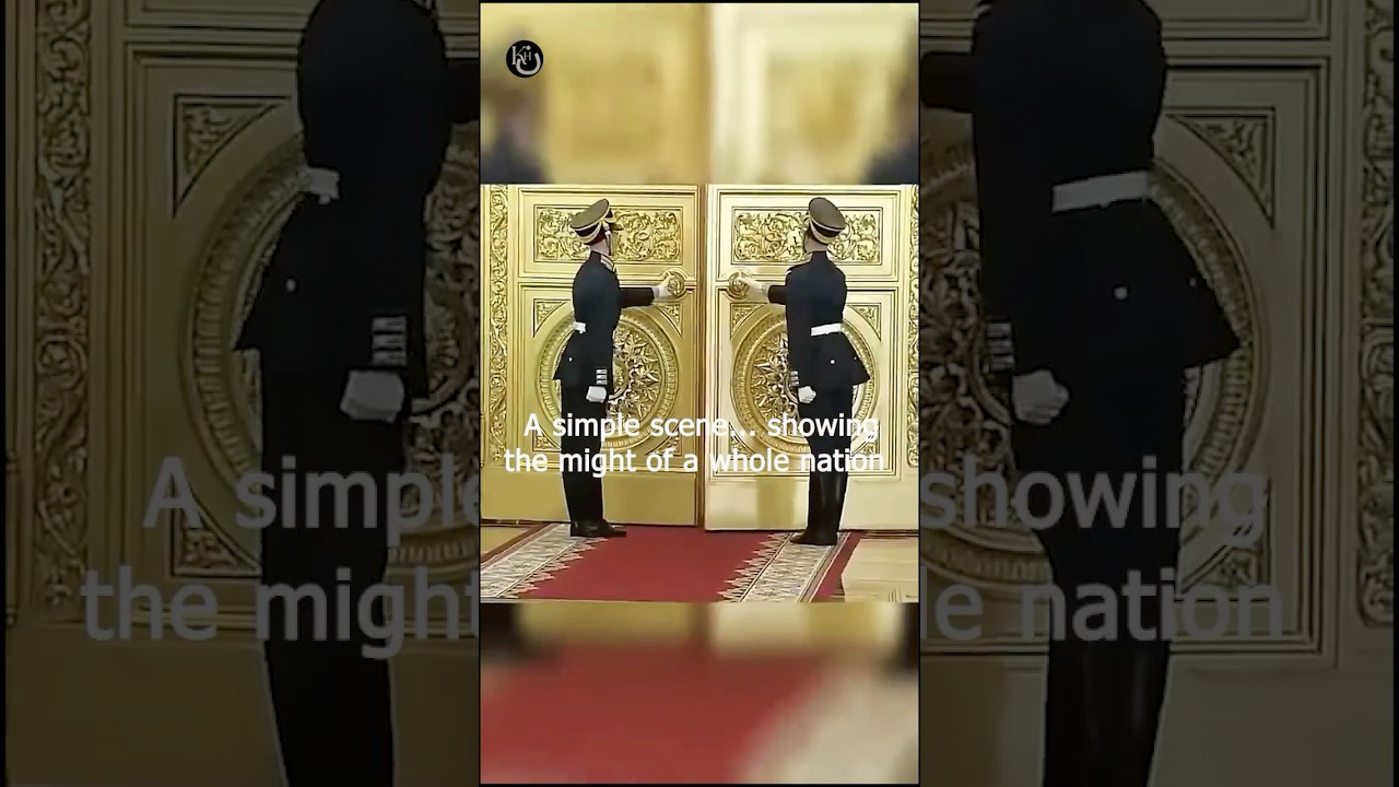 putin's Entrance Military ritual , political Message