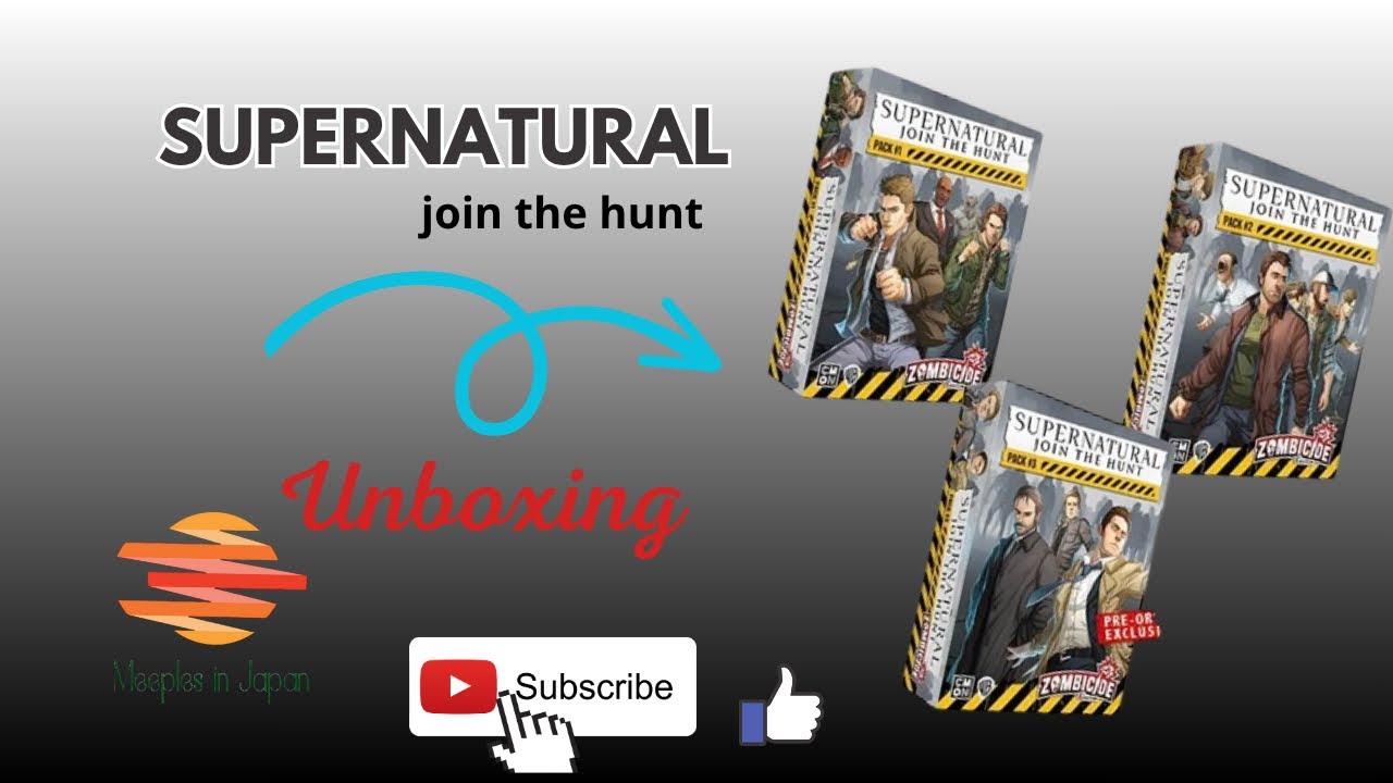 Supernatural join the hunt - Zombicide Segunda Edição - Unboxing