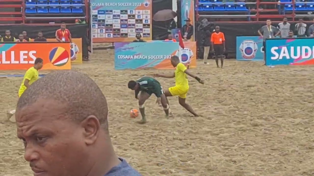 Africa beach soccer  cup 2024 Seychelles vs Saudi Arabia .