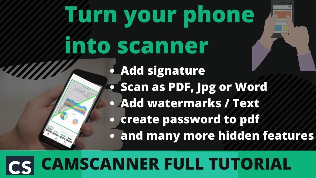 Camscanner Full Tutorial 2021 / Add signature, convert to PDF, JPG, PPT, Word, excel and OCRText