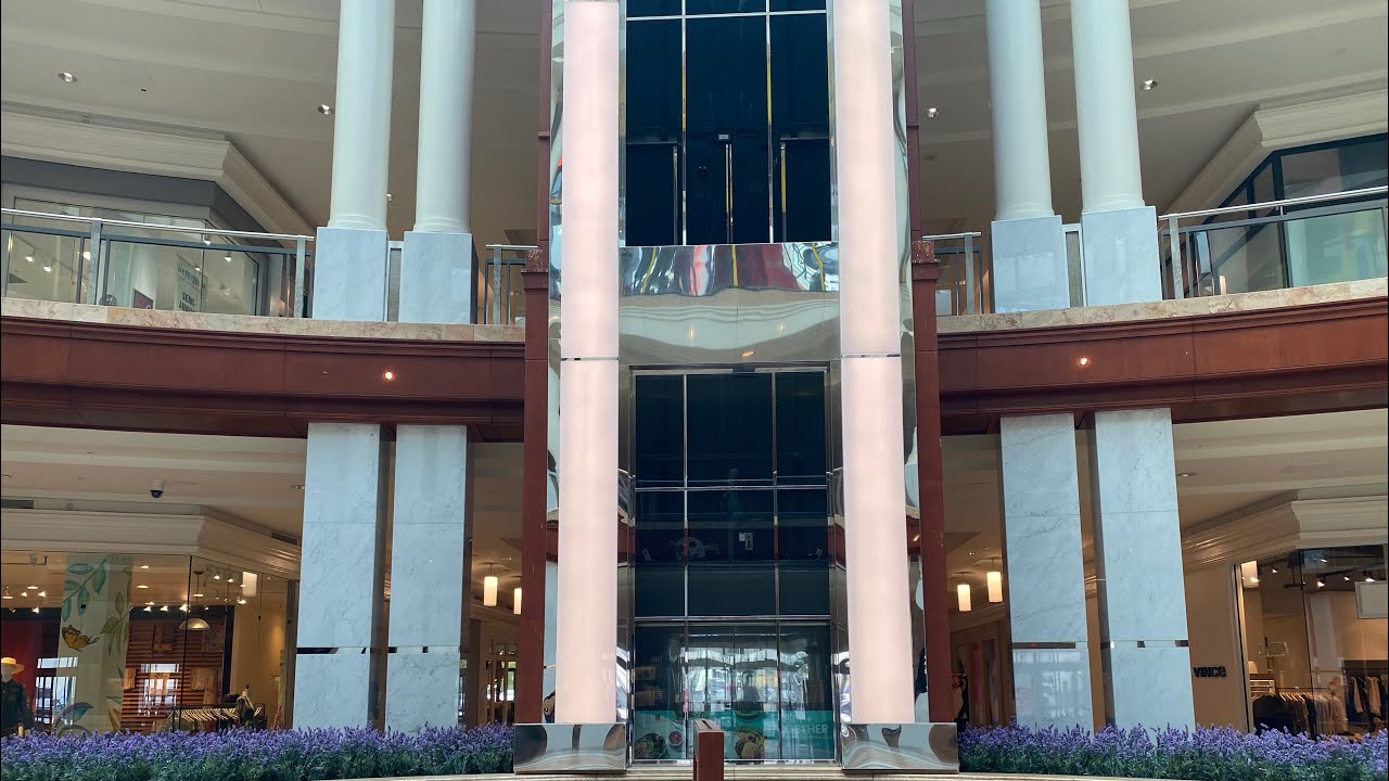 Tired Schindler MT 300A hydraulic elevator - Monarch Court - Phipps Plaza, Atlanta GA