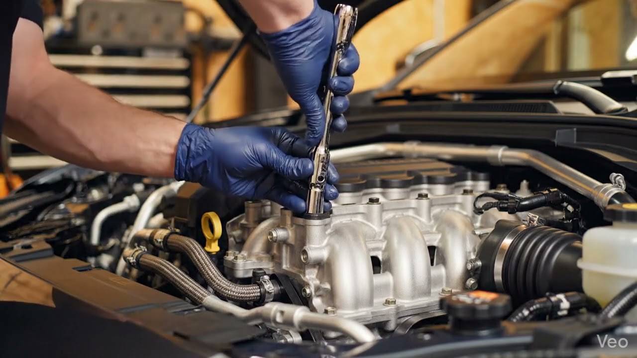 Under the Hood | Hands at Work (Free to Use | Background Video)