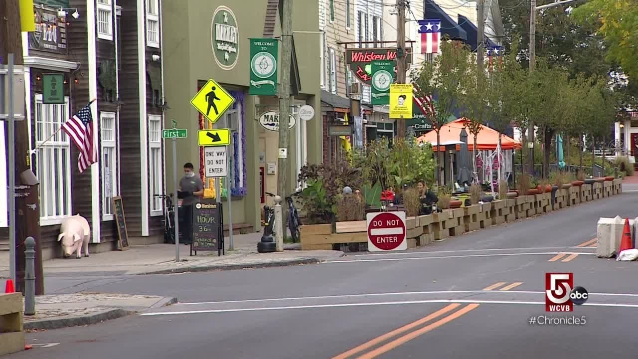 Outdoor accommodations in the Village of Greenport