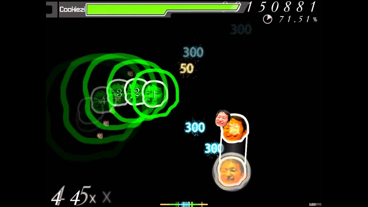 Cookiezi skin gameplay