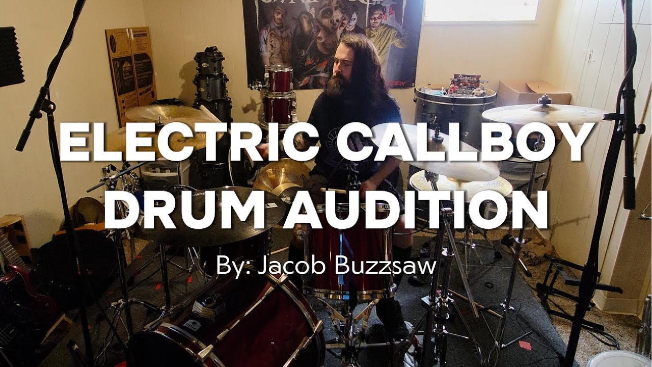 Electric Callboy Drum Audition | Jacob Buzzsaw