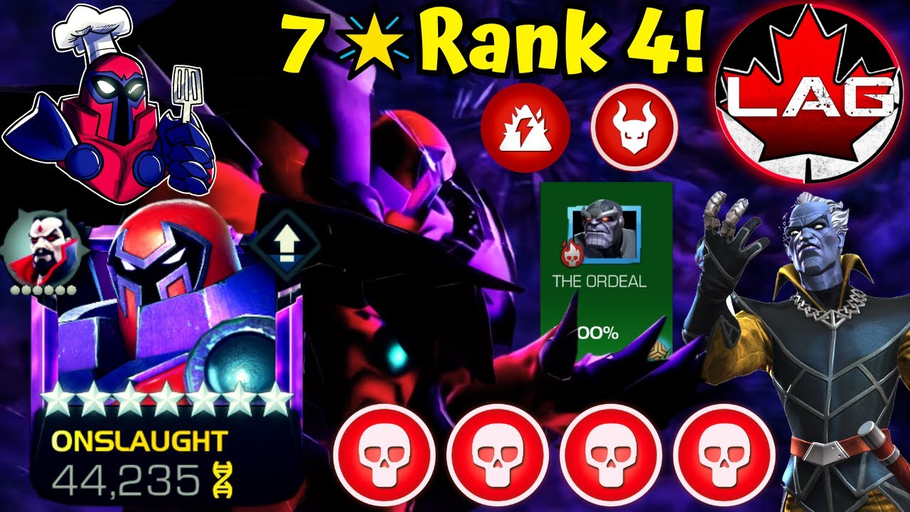 7🌟R4 против The Ordeal! Лучший чемпион в игре: Chef Onslaught!! — Marvel Contest of Champions