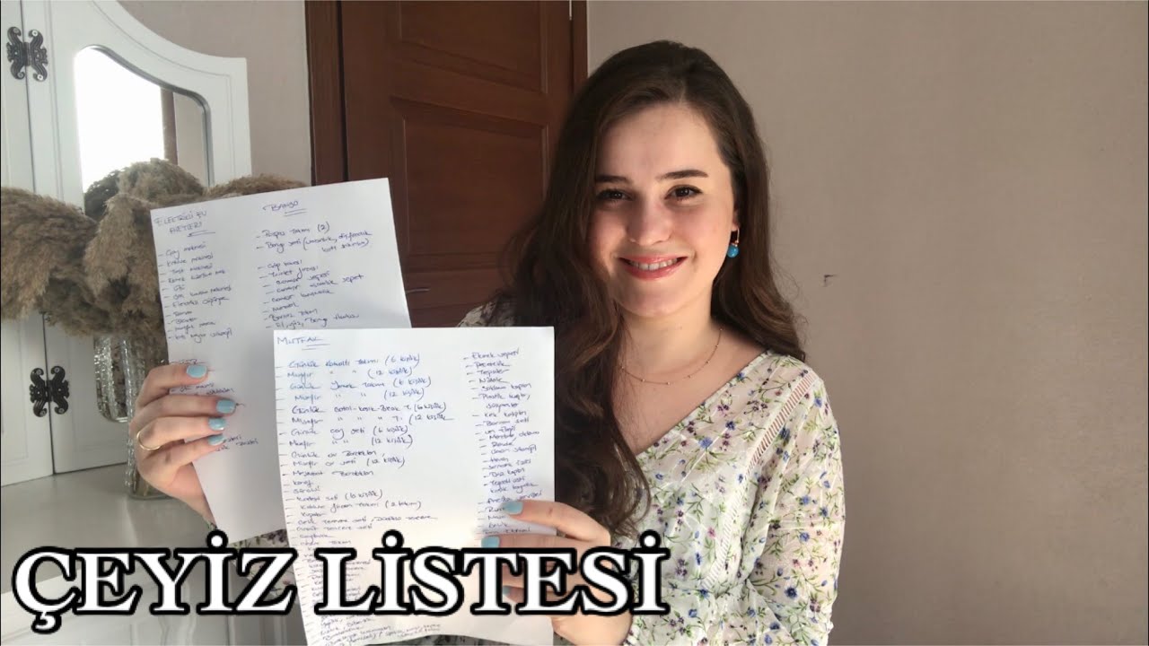 &Ccedil;EYİZ LİSTESİ | BAŞLICA ALINMASI GEREKENLER | MUTFAK, BANYO, TEKSTİL