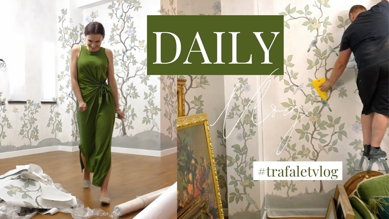 Trafaletvlog: editia tapet - avem, in sfarsit, tapetul montat si e S-U-P-E-R-B! | Andreea Balaban