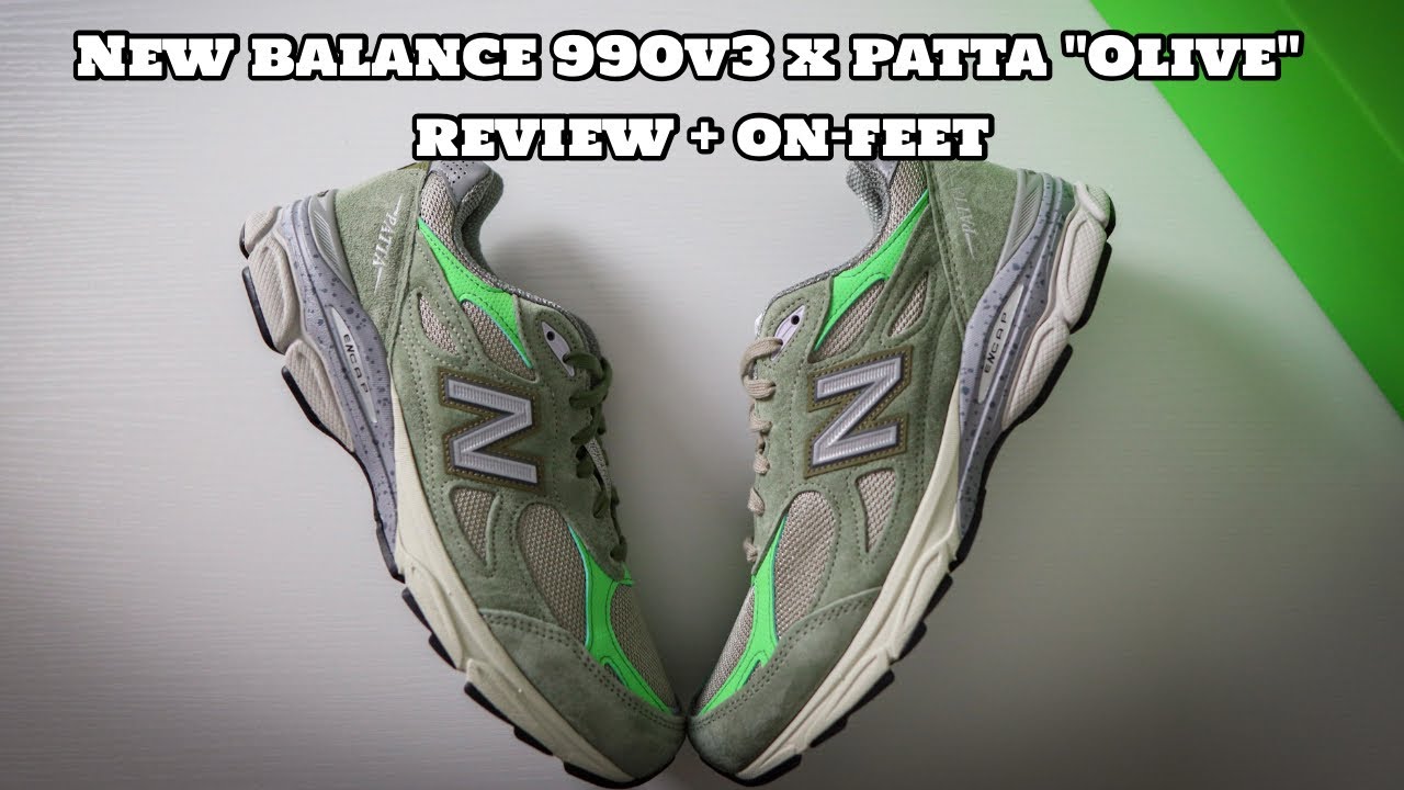 New Balance 990v3 x Patta 