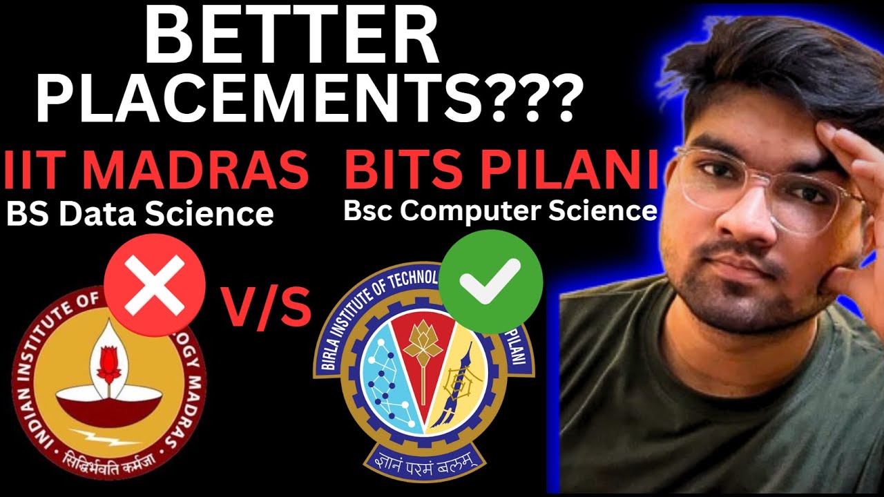 Why He Chose BITS Pilani Bsc Computer Science Over IIT Madras BS Data Science!! Placements, Review.