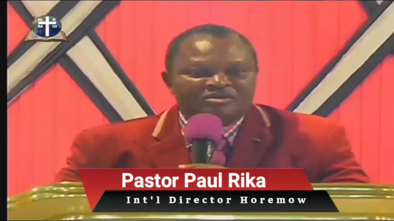 HRMW1173 FORGIVENESS OF SINS AND RESTITUTION by Pastor Paul Rika