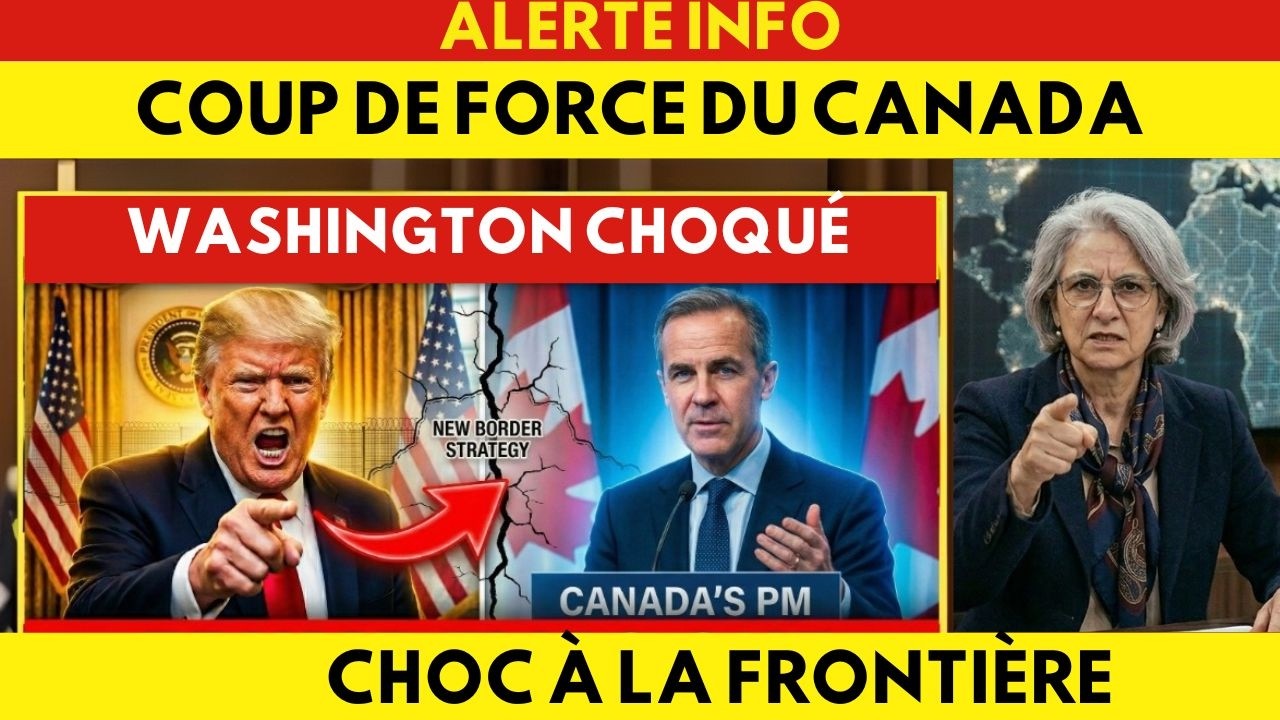 Carney STUPÉFIE Washington avec un virage sur la frontière — Trump éructe
