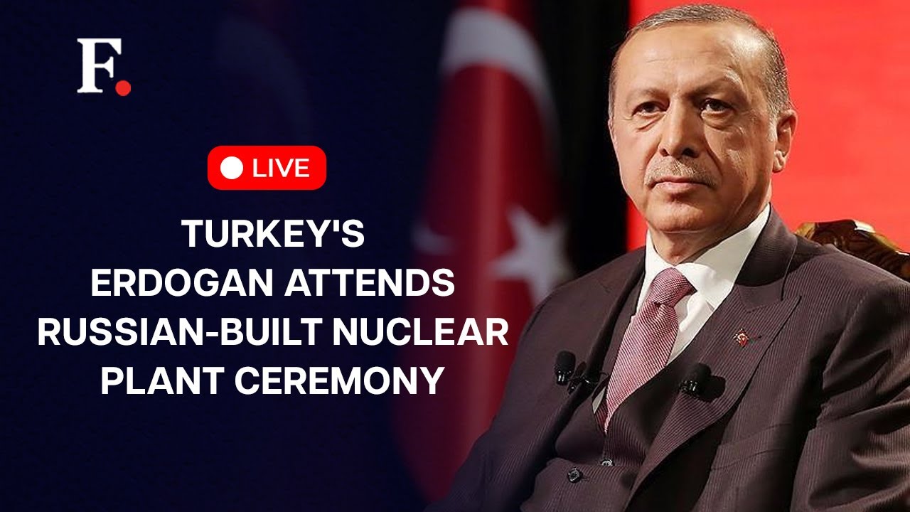 LIVE: Turkish President Erdogan & Russian President Vladimir Putin attend Nuclear Plant Ceremony