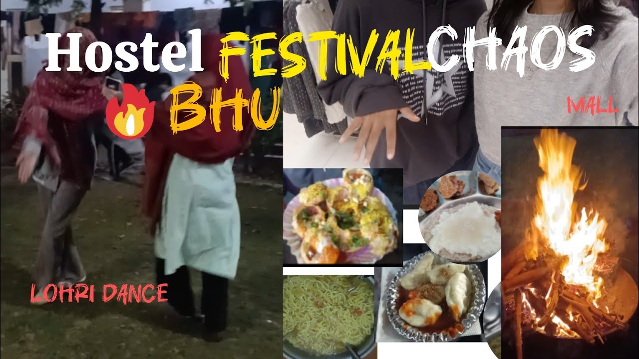 When Festival hit different in hostel🪁🔥| BHU lohri & Sankranti vlog #bhu #festival #funny #vlog #fun