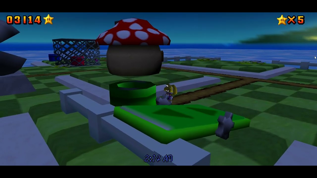 Super Mario 64 Coop Hatsune Miku- Super mario 64 3d land 