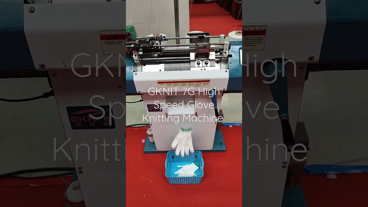 High Speed Intelligent Glove Knitting Machine Glove Making Machine With Automatic Overlock Function.
