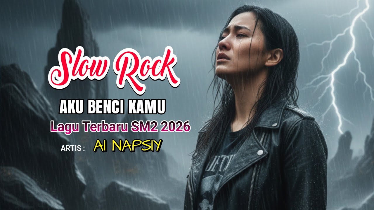 AKU BENCI KAMU || Slow Rock terbaru 2026 Vidio lirik official