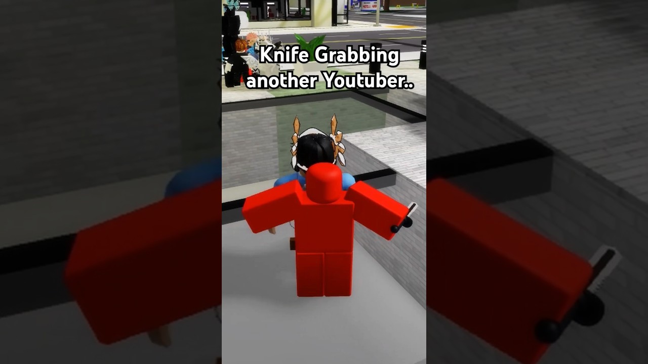 Knife Grabbing a YOUTUBER.. 