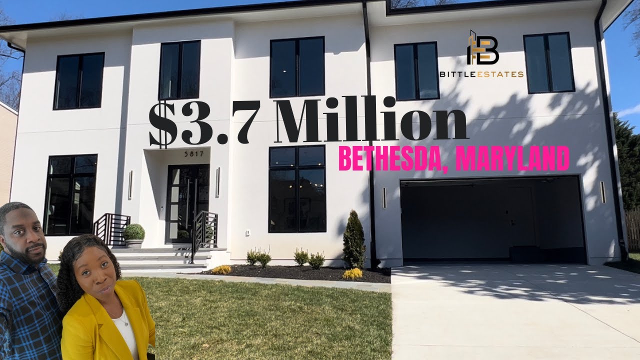 New Custom Modern Luxury Home | Bethesda, Maryland | 5 Bedrooms | 5.5 Baths | 7109 SF | 0.23 Acres