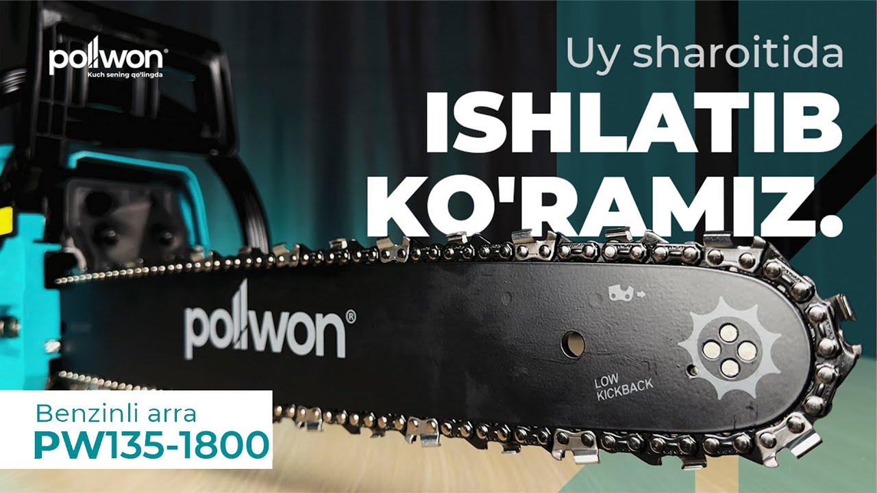 🔹Pollwon Benzinli arrasini ishlatib ko'ramiz.