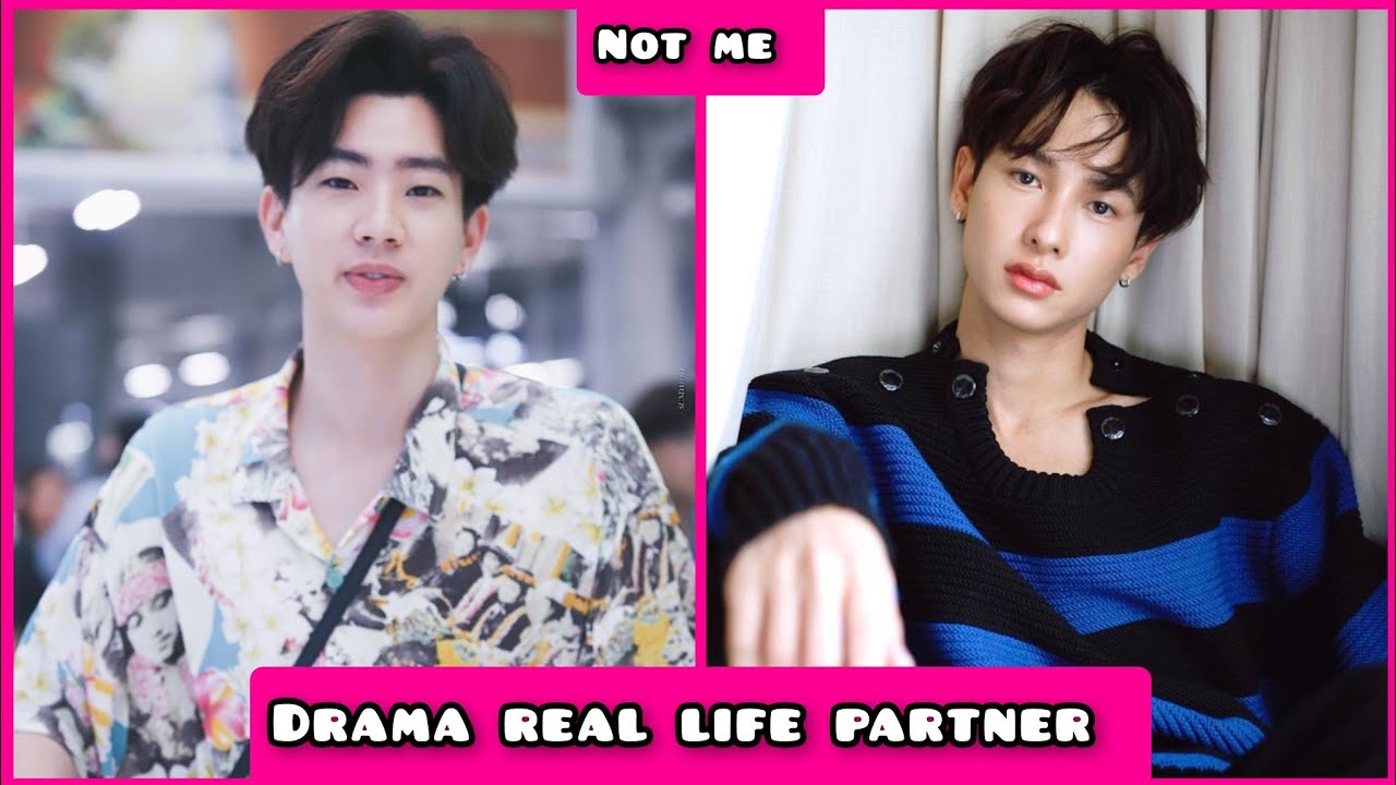 Gun Atthaphan and Off Jumpol (Not Me) thai bl drama real life partner biography of 2022