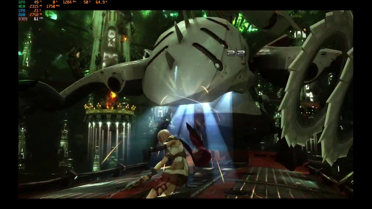 Final Fantasy XIII PC - FX-8300 + RX570 - How to improve FPS Fix, Stuttering Fix, CPU Boost