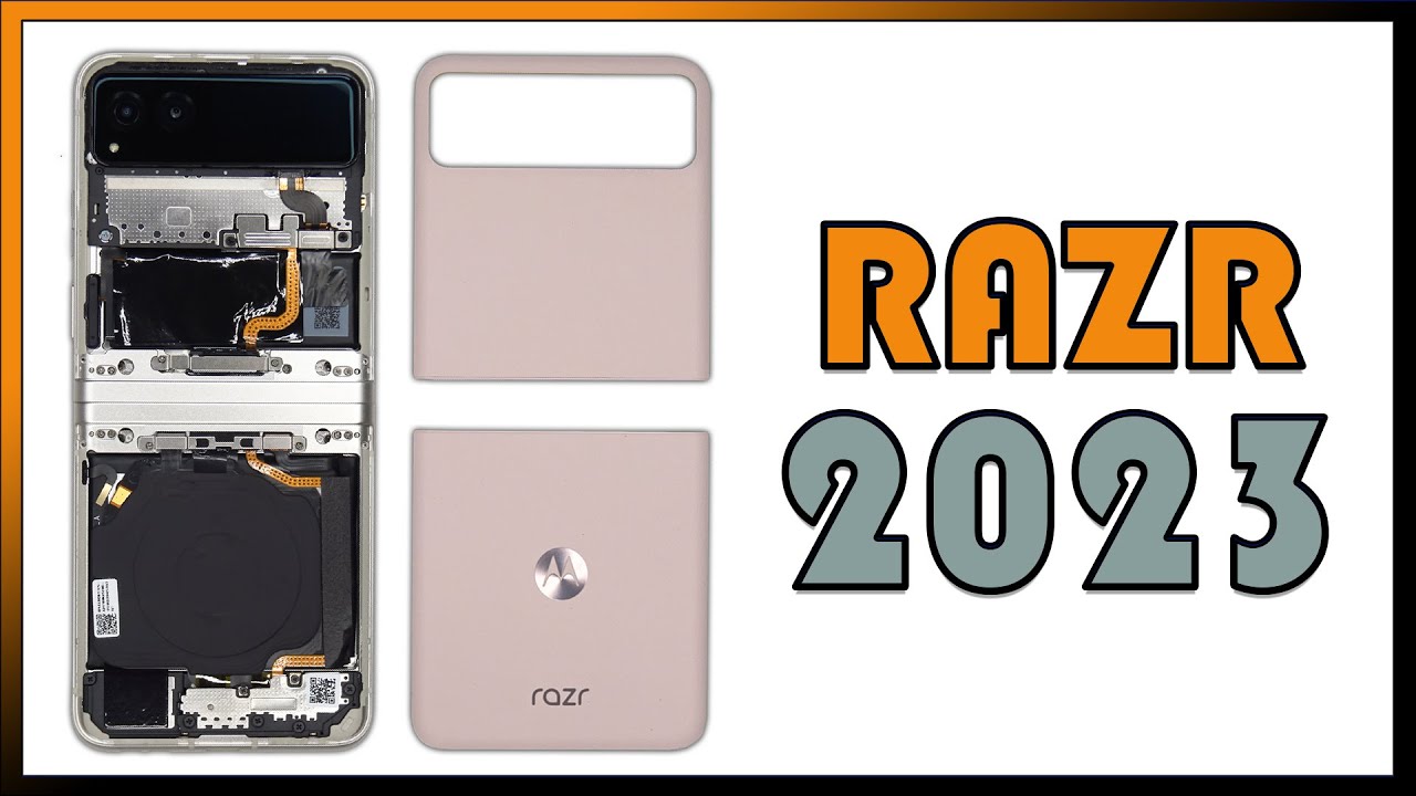 Видеообзор разборки и ремонта Motorola Razr 2023 Razr 40