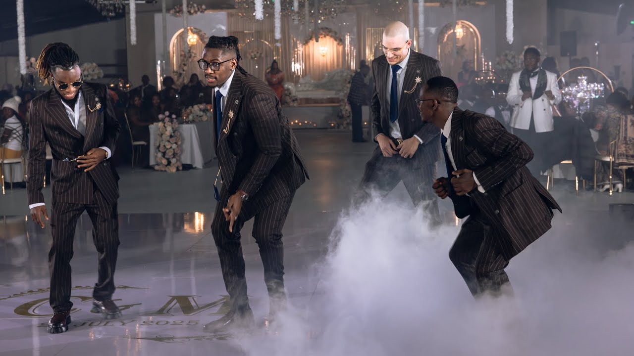 Groomsmen surprise Dance (Cedric+Mwashite) Brisbane, Australia