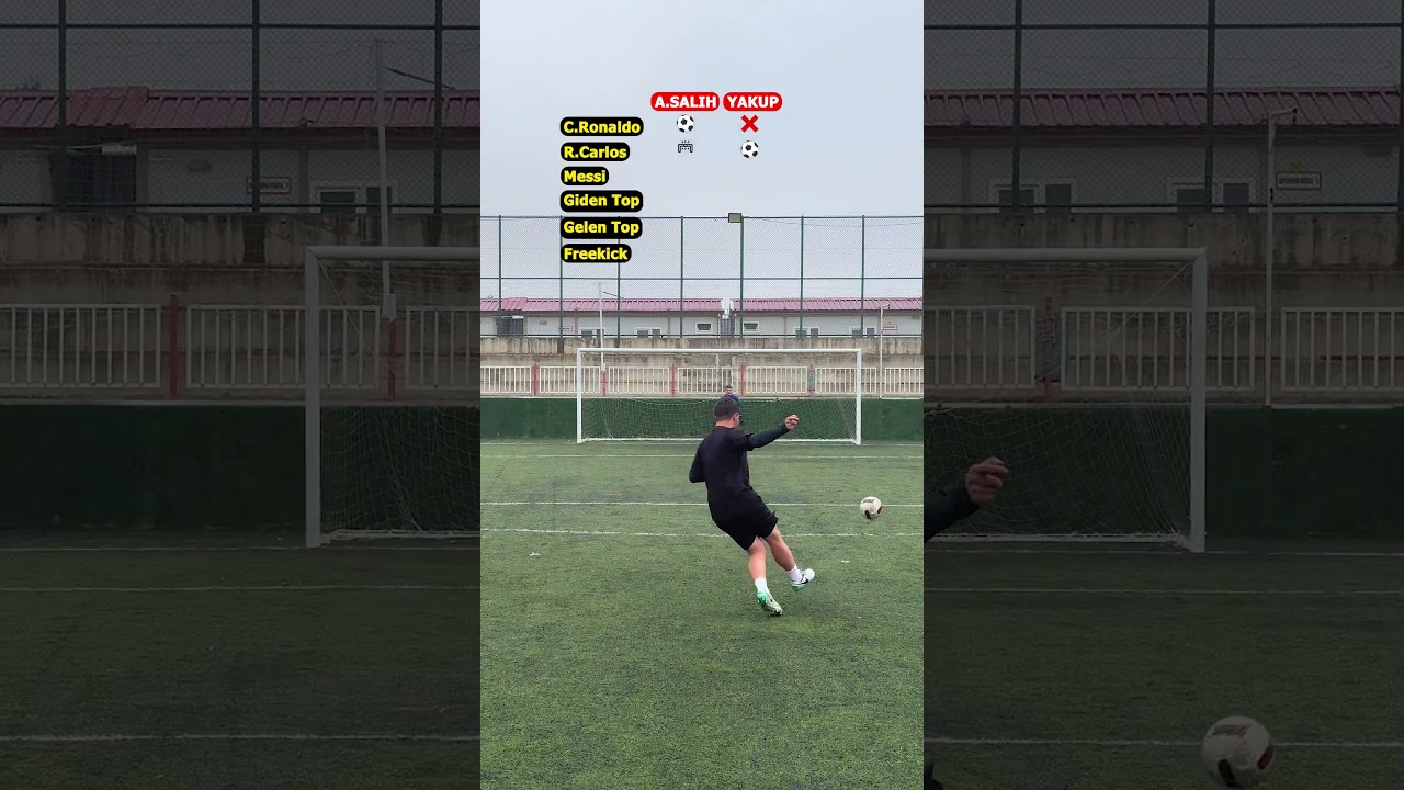 Farklı Tekniklerle Şut Challenge