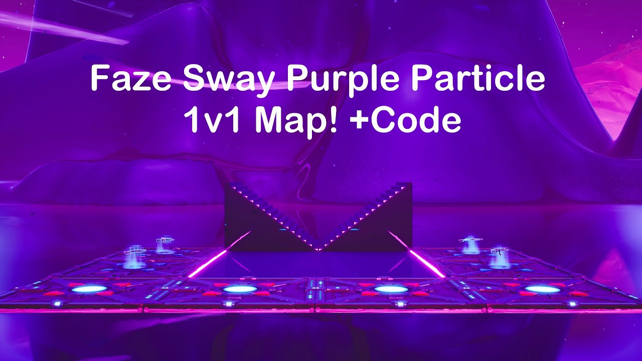 Faze Sway's Purple Particle 1v1 Map + Code | Fortnite Creative